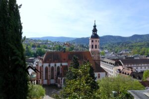 baden-baden stadtblick vom neuen schloss