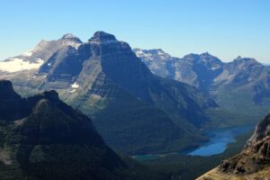 kintla peak und kintla lake