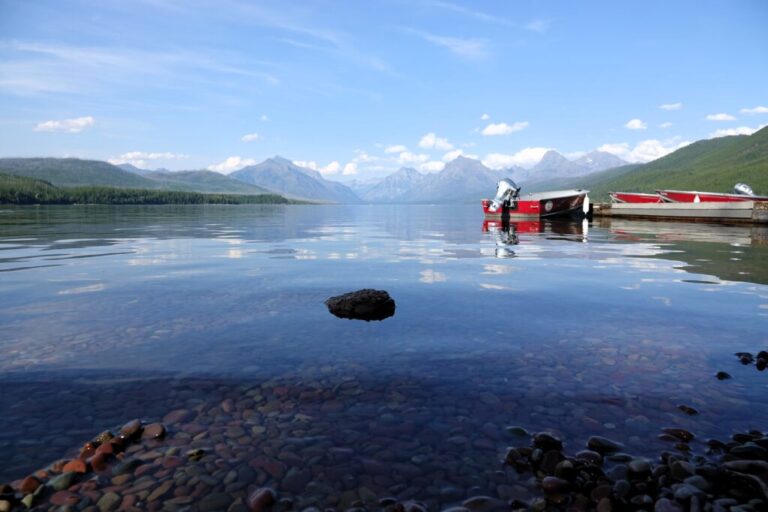 lake mcdonald an der going-to-the-sun-road